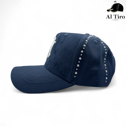 Dandy Hats – Over | Navy / White Studs