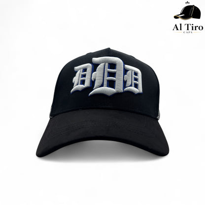 Dandy Hats – Triple D | Black / White Flames