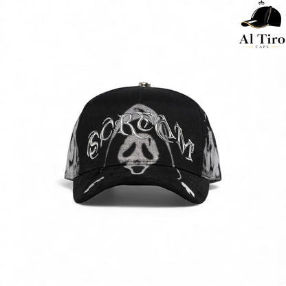 Gorra El Barbas Hats “Scream” Negro –  100% Original