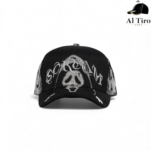 Gorra El Barbas Hats “Scream” Negro –  100% Original