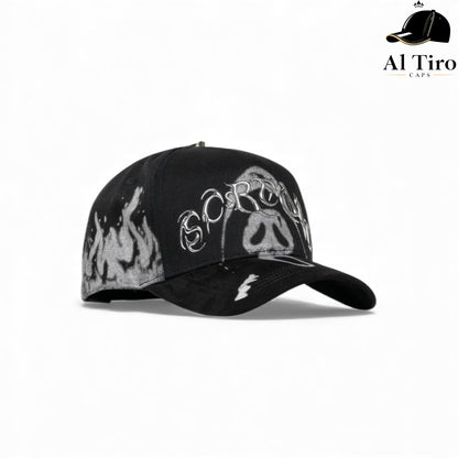 Gorra El Barbas Hats “Scream” Negro –  100% Original