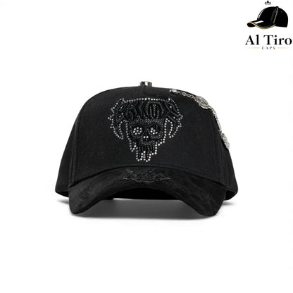 Gorra El Barbas Hats “Crime” Negro
