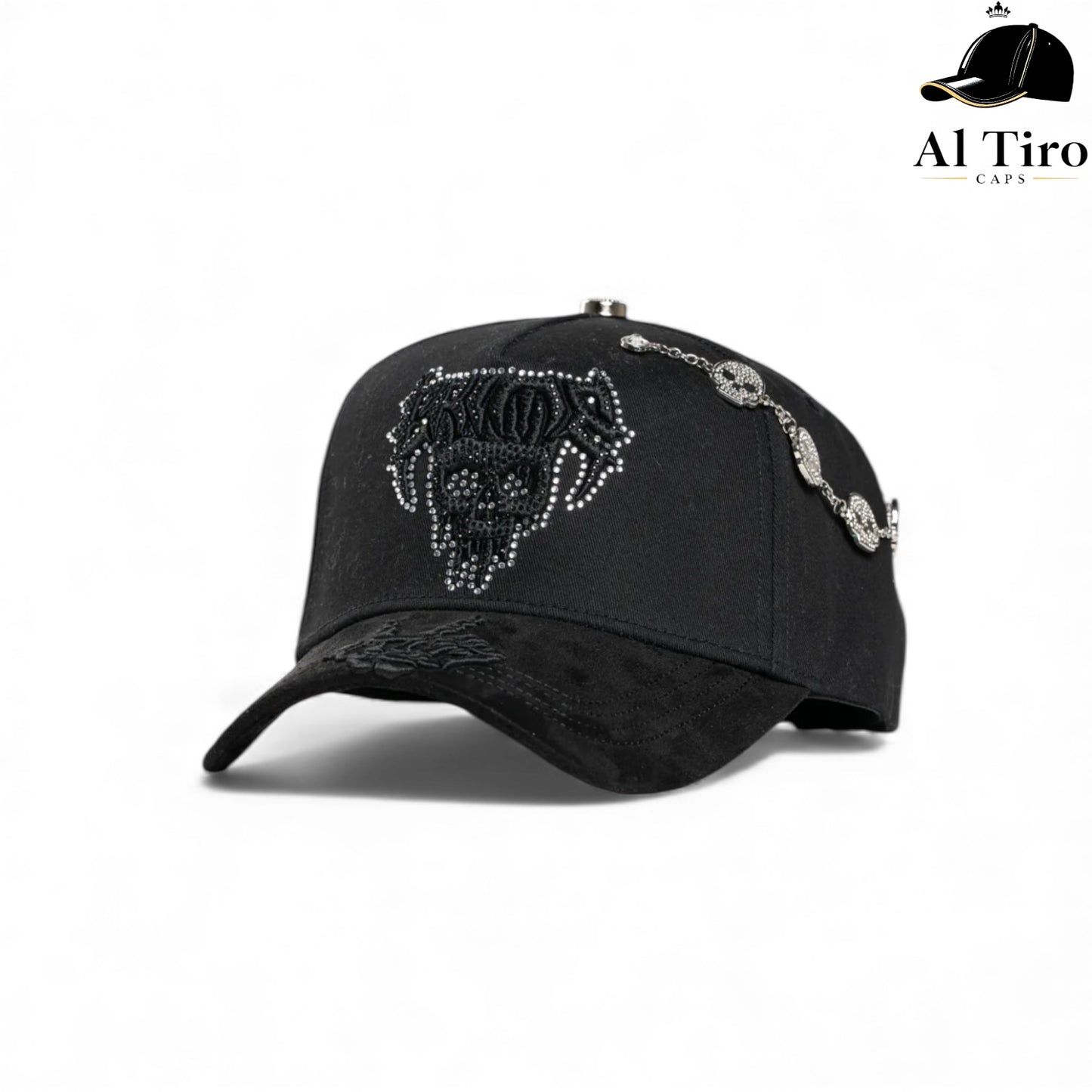 Gorra El Barbas Hats “Crime” Negro