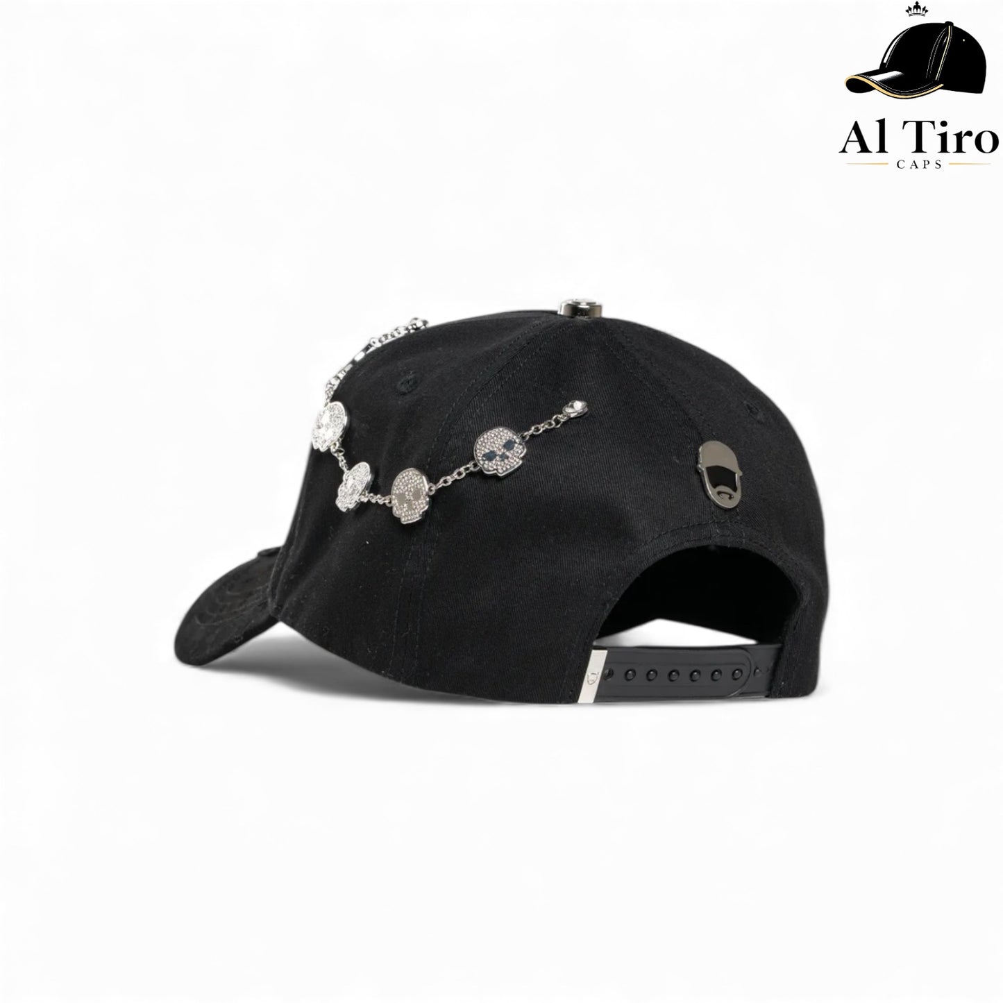 Gorra El Barbas Hats “Crime” Negro