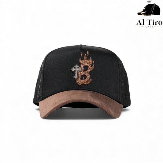 Gorra El Barbas Hats “B Cross” Negro – Nuevo Drop