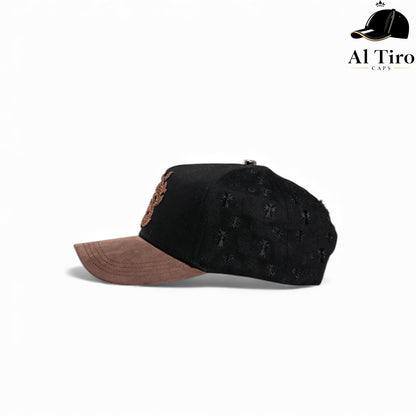 Gorra El Barbas Hats “B Cross” Negro – Nuevo Drop