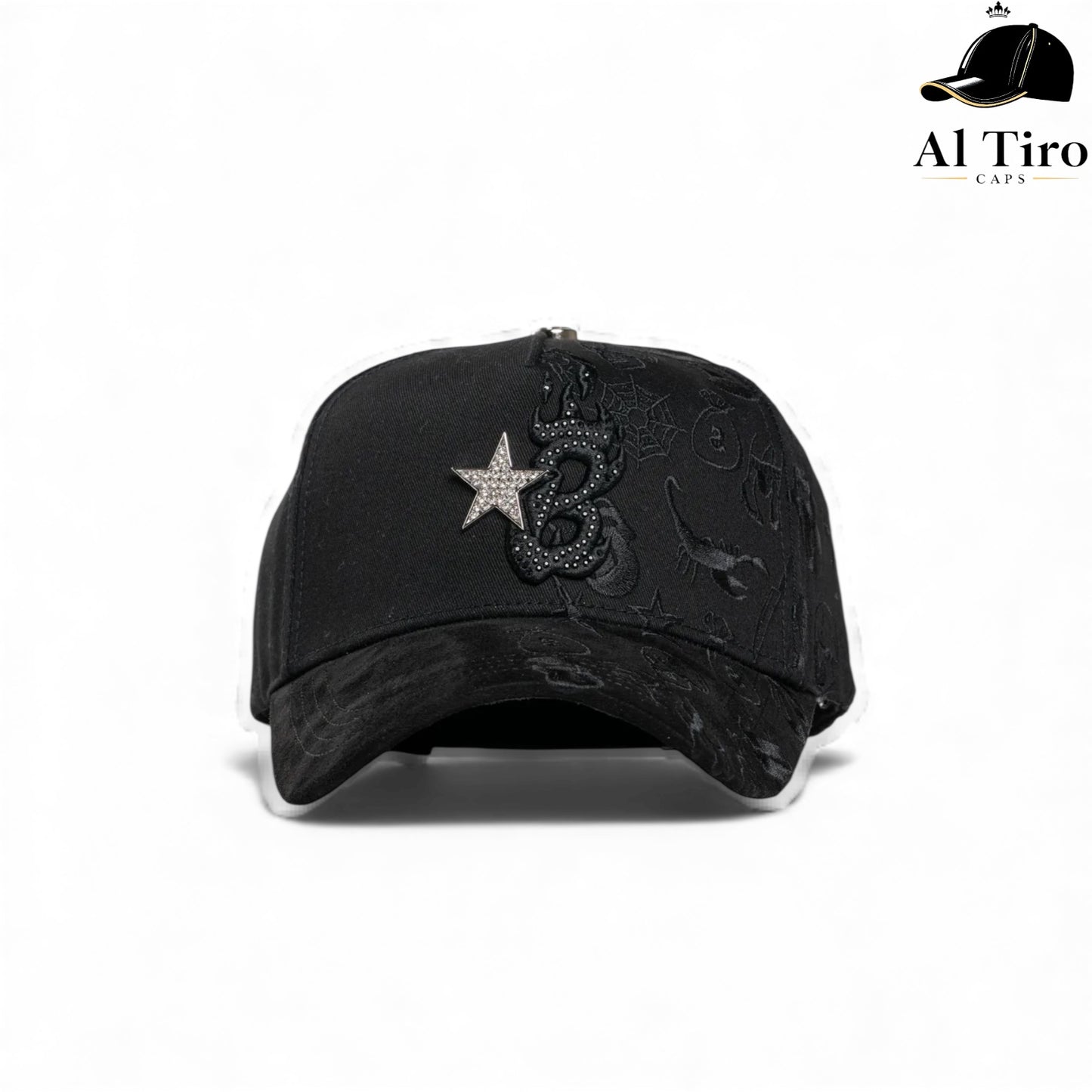 Gorra El Barbas Hats “B Star Graffiti” Negro